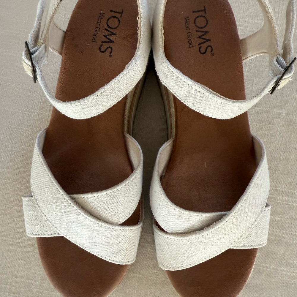 Toms White Minimalist Sandals